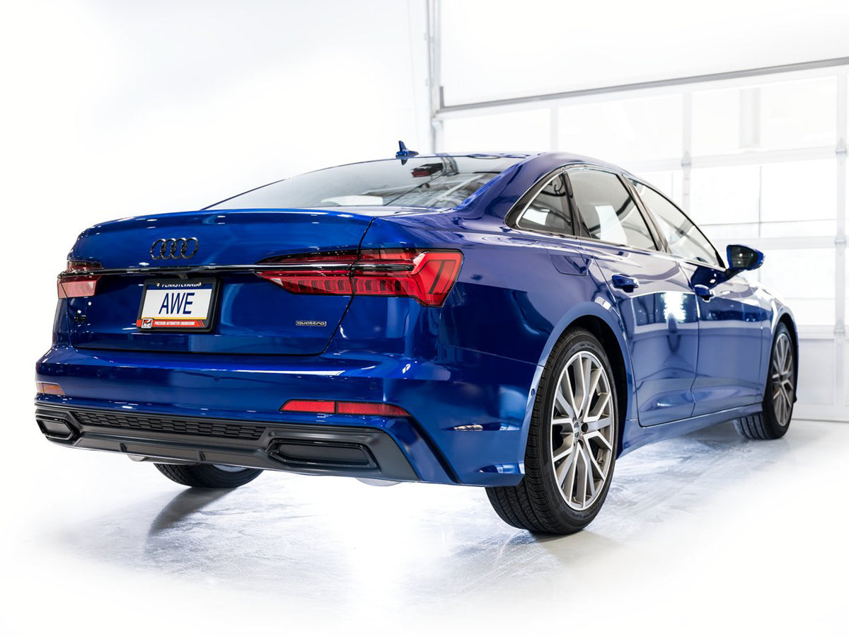 AWE Touring Edition Exhaust for Audi C8 A6/A7 - Turndowns