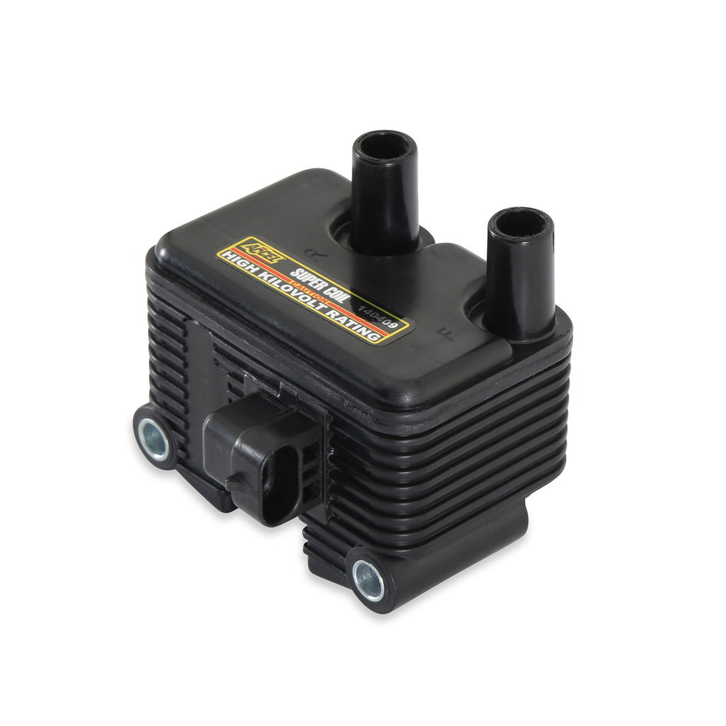 Super Coil - Twin Cam - Black - Ignition Coil, Super Coil, .5 Ohms Resistance, Black, Each