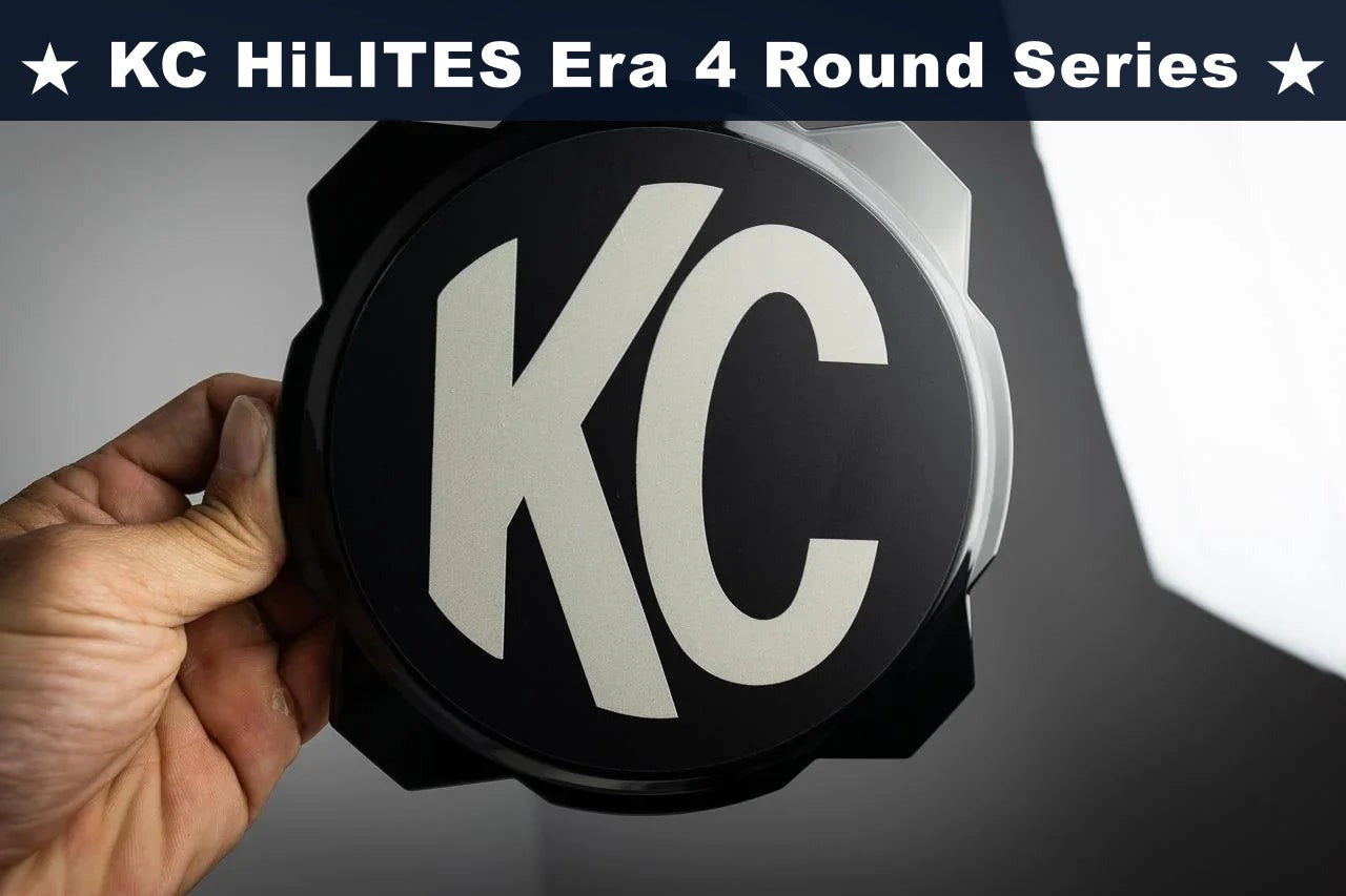 KC HiLITES Era 4 ROUND Series Light Cover Overlays - Universal