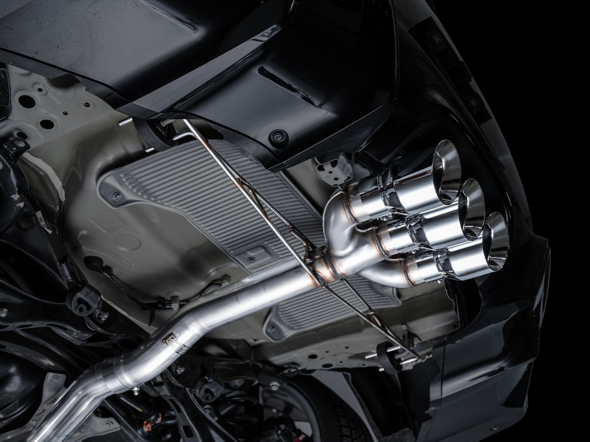 AWE Track Edition Exhaust for DE5 Integra Type-S - Triple Chrome Silver Tips