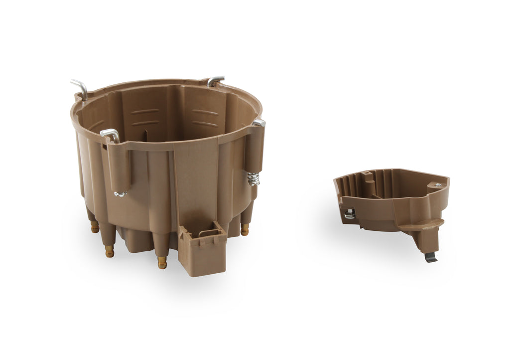 Distributor Cap & Rotor Kit - HEI Style - Tan - 1972-1986 Various GM - Clamp Down Cap