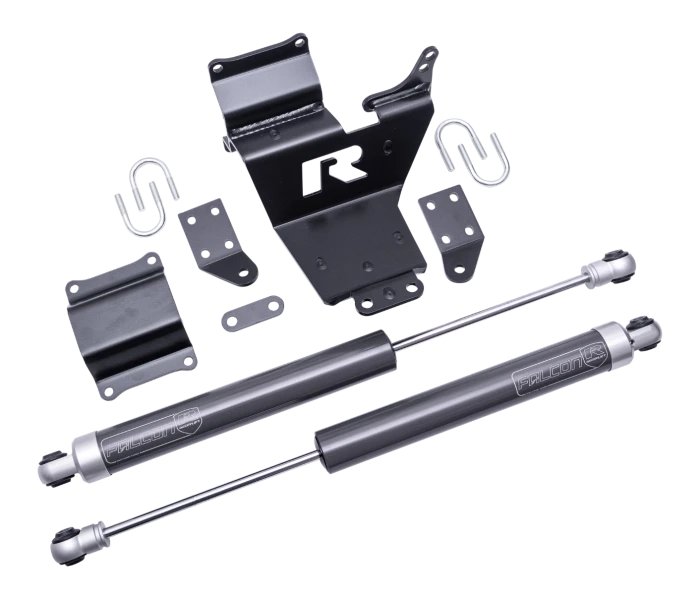 10-Lug Dual Steering Stabilizer Kit 2005-2026 Ford SD F450/F550 4WD Diesel