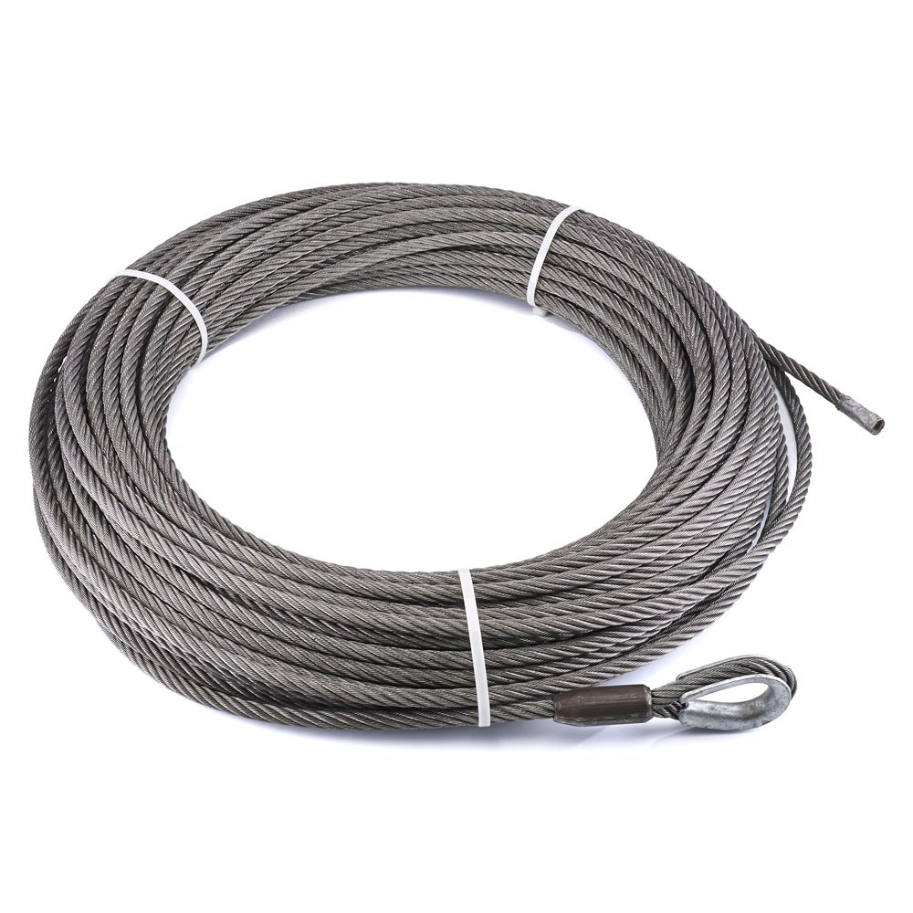 Replacement Steel Winch Rope - 9/16 in x 245 ft, EIPS