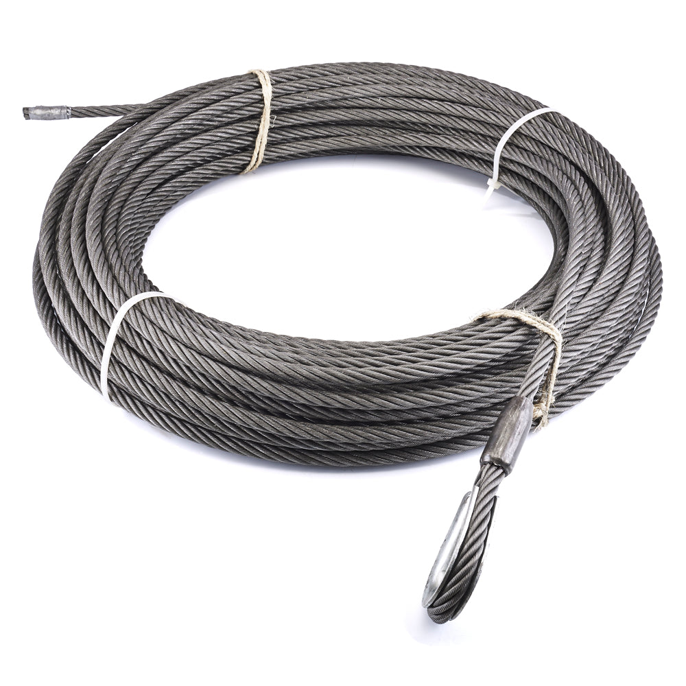 Replacement Steel Winch Rope - 5/8 in x 245 ft, EIPS, for Series 30XL Long Drum