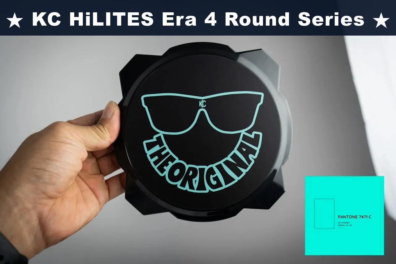 KC HiLITES Era 4 ROUND Series Light Cover Overlays - Universal
