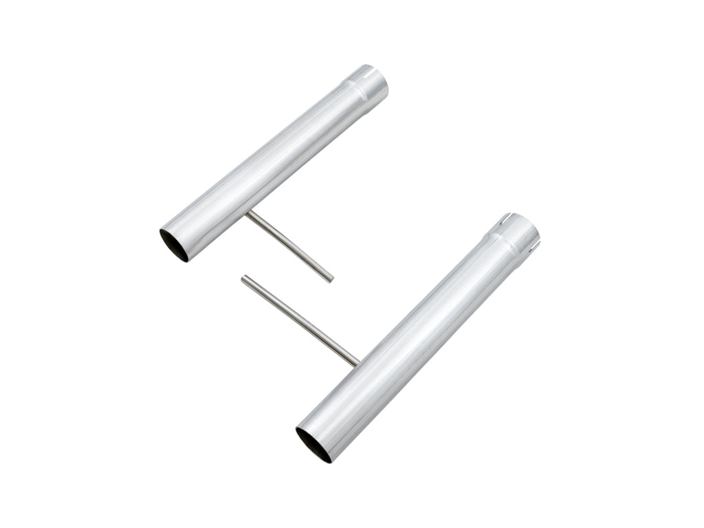 AWE Track Edition Exhaust - Non-Resonated - for MK7 Jetta GLI w/ Stock Downpipe - Chrome Silver Tips