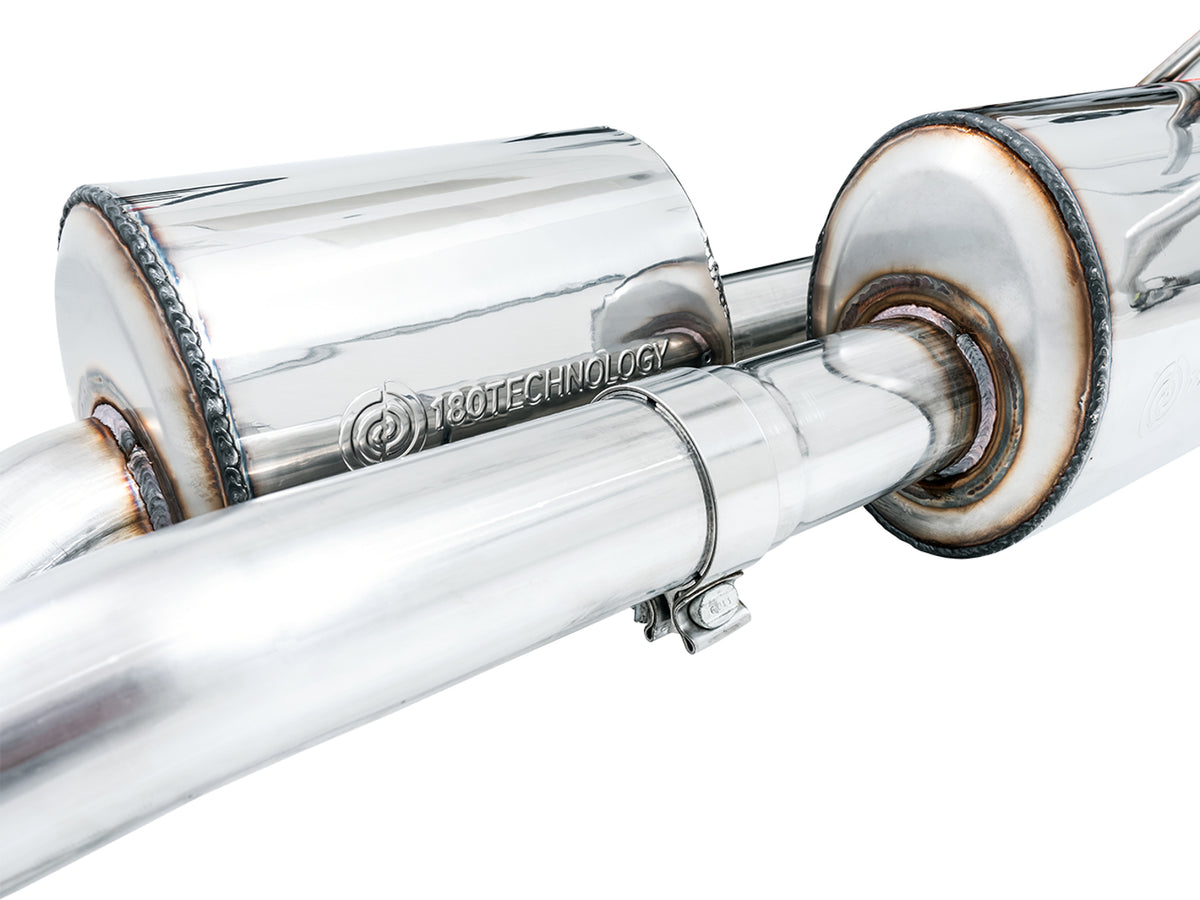 AWE 0FG Catback Exhaust for RAM TRX - 5" Chrome Silver Tips