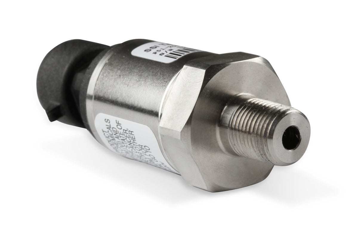 Fits GM LT Gen-V Engines (2014 & up), Includes 200 PSI Oil Pressure Sensor 554-103 for use with Holley EFI systems (i.e. Avenger, Terminator X, HP, or Dominator), Adapter & Plug.