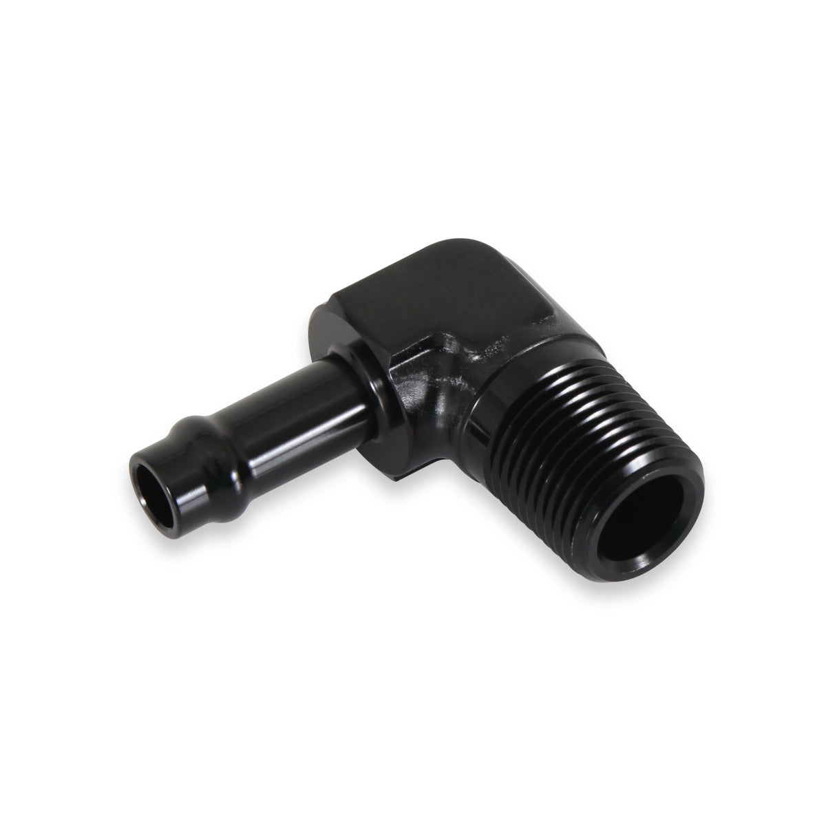 3/8 NPT MALE 90 DEG TO 3/8" Earl's VAPOR GUARD HOSE END