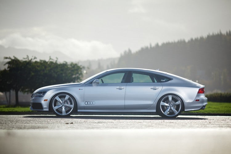 AWE Touring Edition Exhaust for Audi C7 A7 3.0T - 4" Chrome Silver Tips