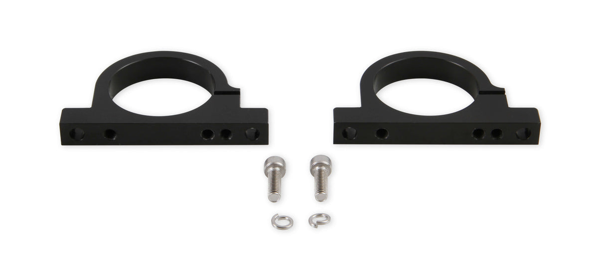 Earls Fuel Filter Mounting Brackets - fits 2.0" Diameter Filters - Black