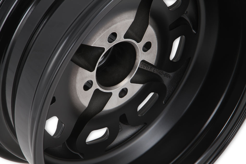 15 x 6 | 4x4.25" / 4x108 | 3.75" BS | 5 MM Offset; Verify all wheel fitment specs to your specific application before ordering.