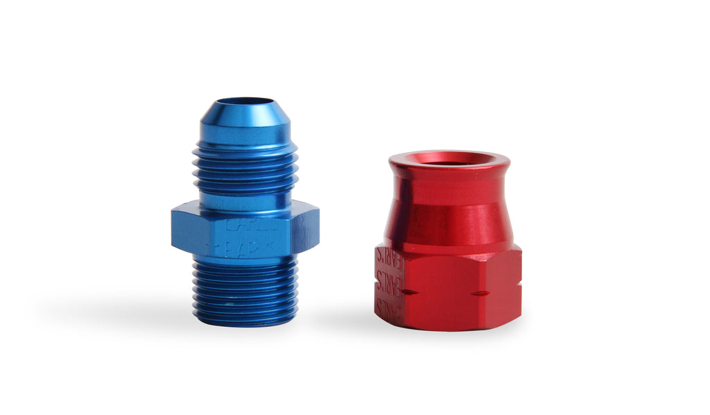 Red & Blue Anodized Lightweight Aluminum Construction. Available for Any Plumbing Situation And Many Custom Applications.