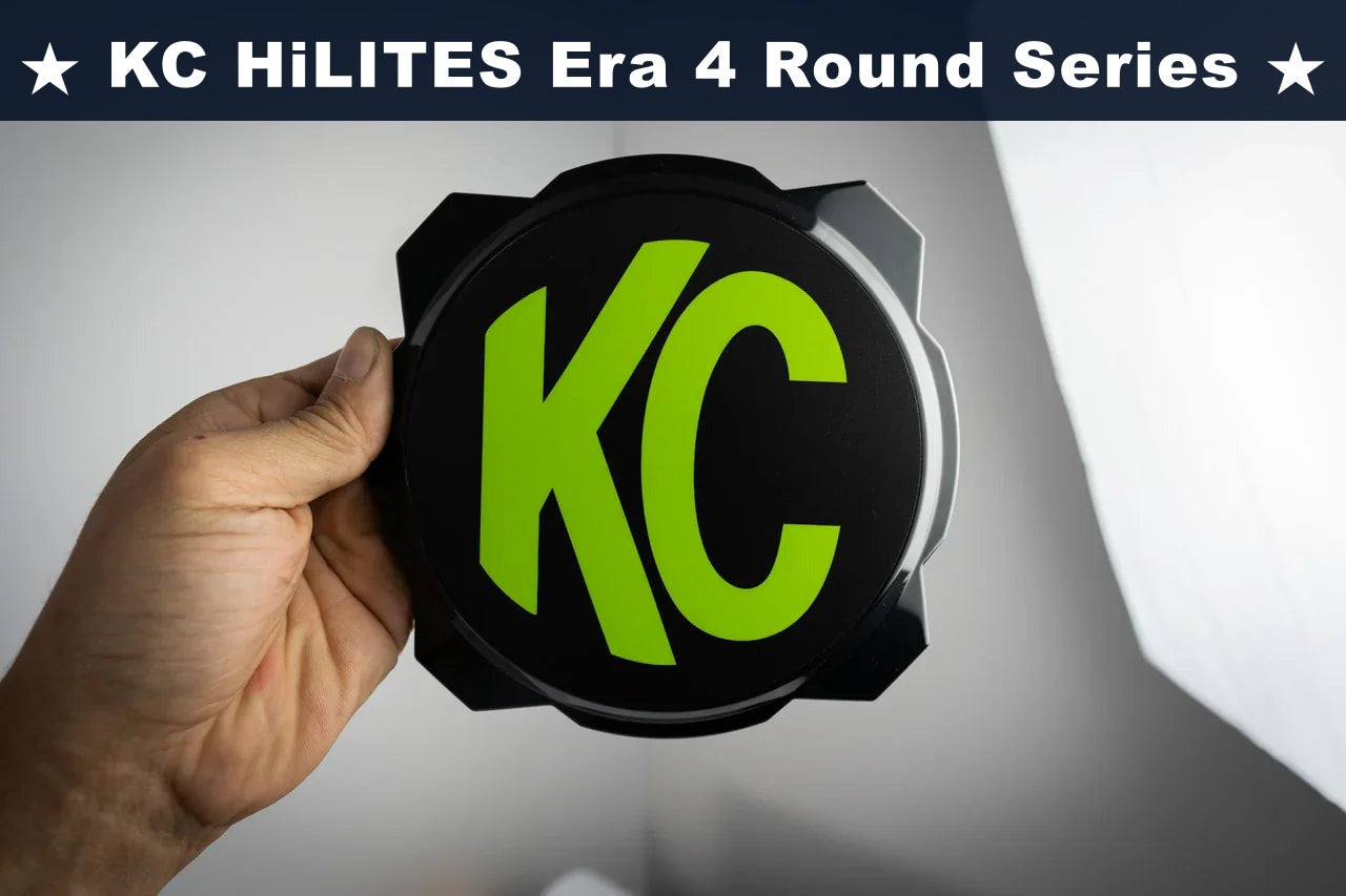 KC HiLITES Era 4 ROUND Series Light Cover Overlays - Universal