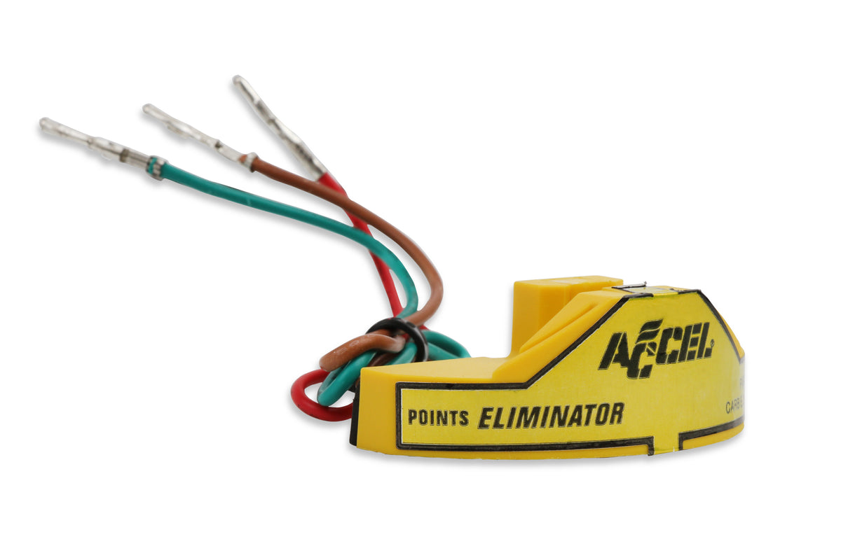 Points Eliminator Kit for GM V-8 Points Distributors - Eliminator points conversion kit for GM 1957-74 V-8 with AC Delco single and dual point distributors.