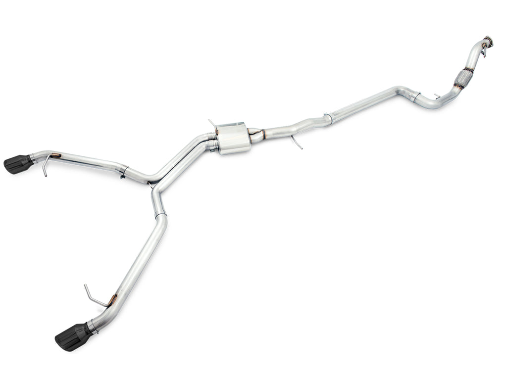 AWE Track Edition Exhaust for B9 A4 - 4" Diamond Black Tips