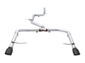 AWE Track Edition Exhaust - Non-Resonated - for MK7 Jetta GLI w/ Stock Downpipe - Diamond Black Tips