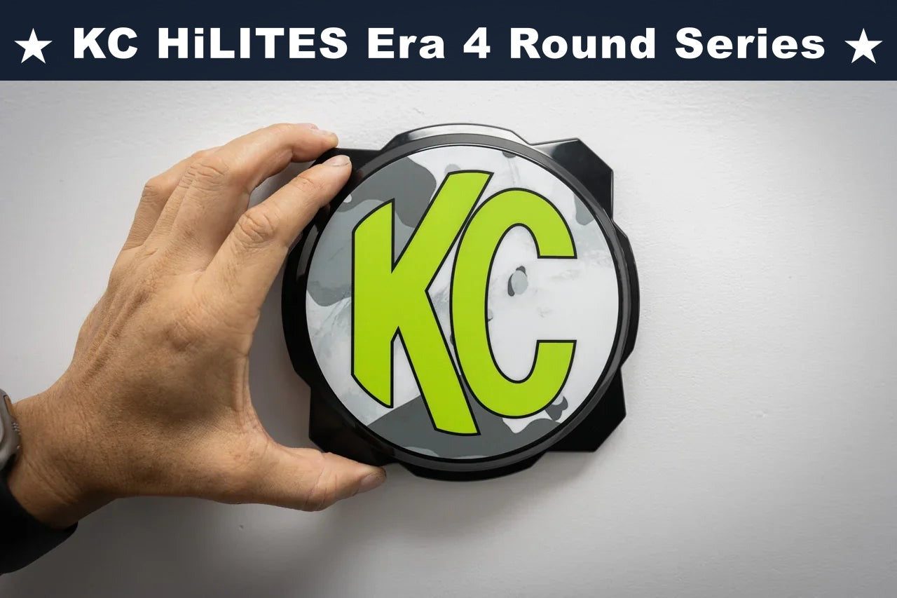 KC HiLITES Era 4 ROUND Series Light Cover Overlays - Universal
