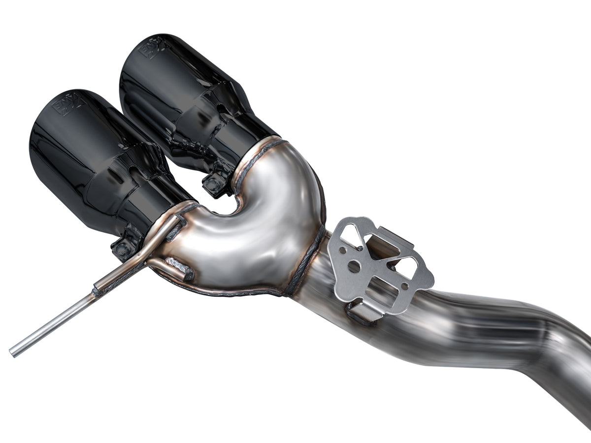 AWE Track Edition Exhaust for BMW G87 M2 - 4.5" Diamond Black Tips