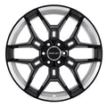22 x 9.5 | 6x5.31" / 6x135 | 5.7" BS | 12 MM Offset; Verify all wheel fitment specs to your specific application before ordering.