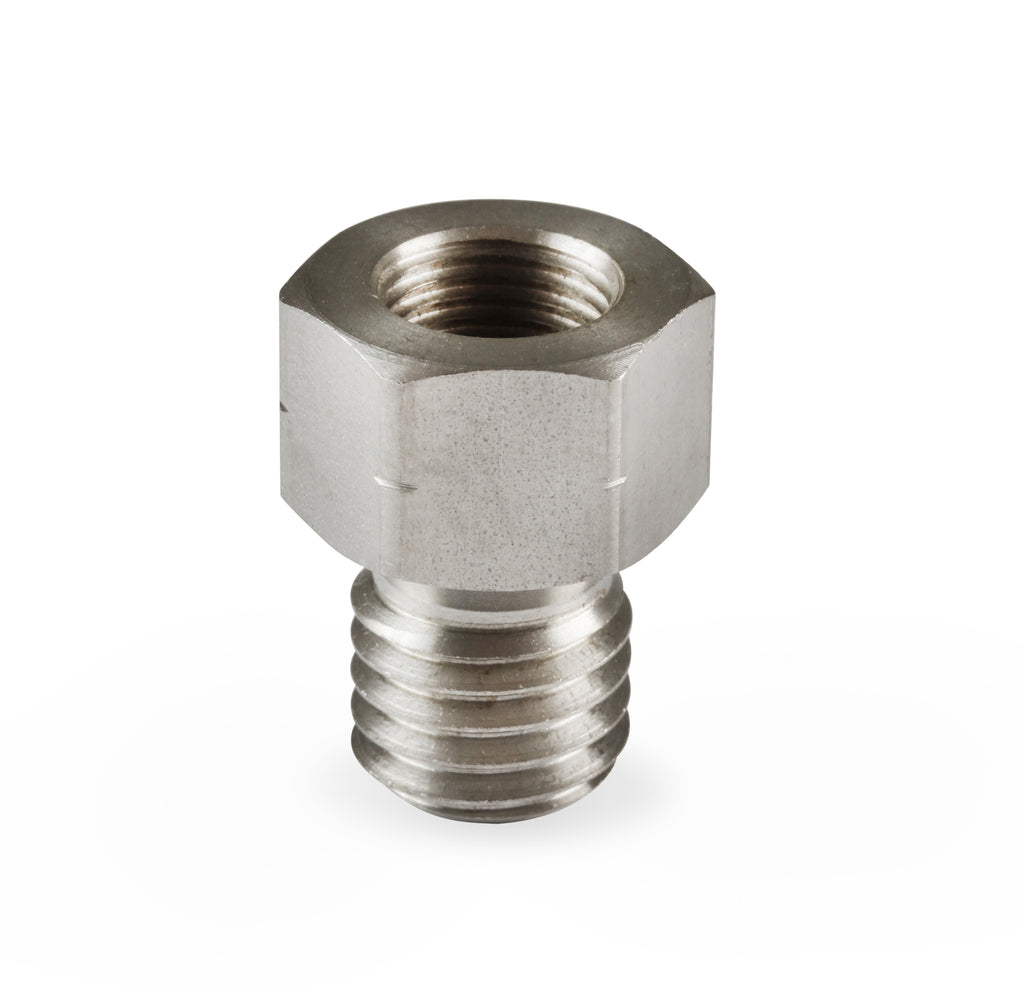 Fits GM LT Gen-V engines (2014 & up), M12 x 1.75 w/ Tapered Seat to 1/8" NPT Female Port - Stainless Steel