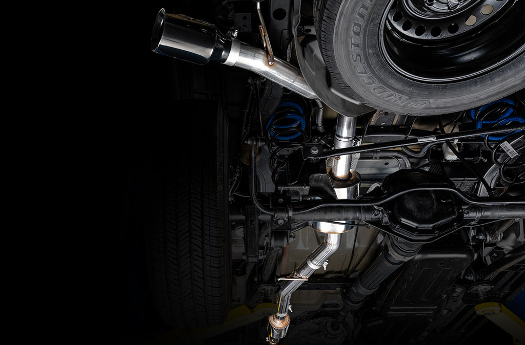AWE Tread Edition Catback Single-Side Exhaust for Jeep JT 3.6L - Diamond Black Tip