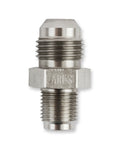 7/16"-24 Inverted Flare Male to -6 AN Male, Stainless Steel