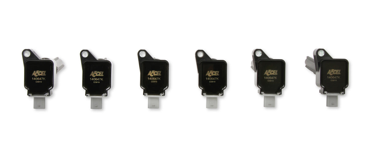 Ignition Coil 2017-2020 Ford EcoBoost 3.5L engines, Black, 6-pack - An economical, direct replacement coil for your EcoBoost from the ignition experts at .