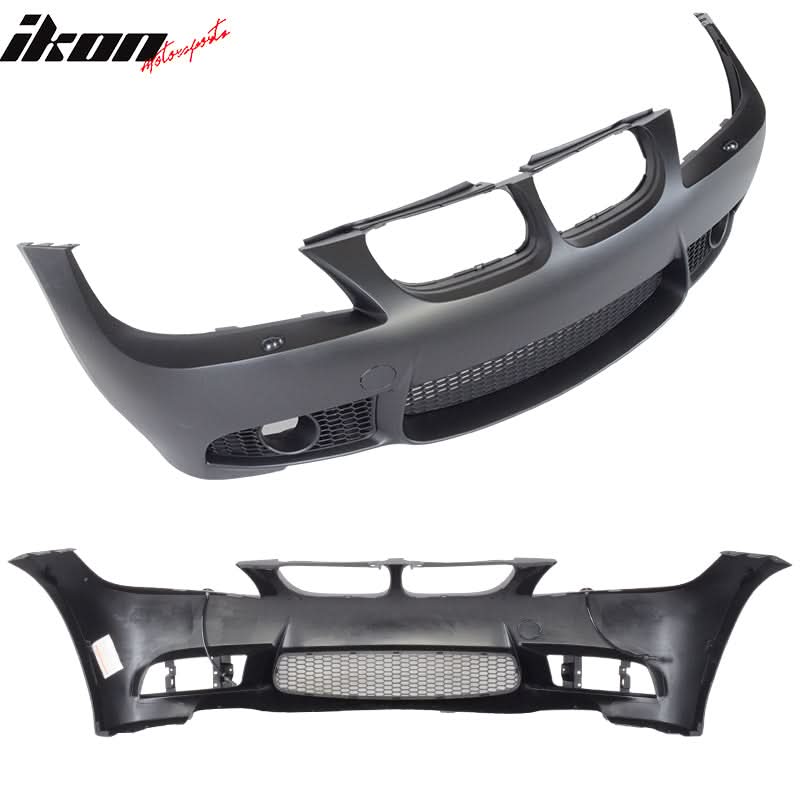Fits 09-11 E90 3-Series M3 PP Front Bumper + Foglight Fog Lamp