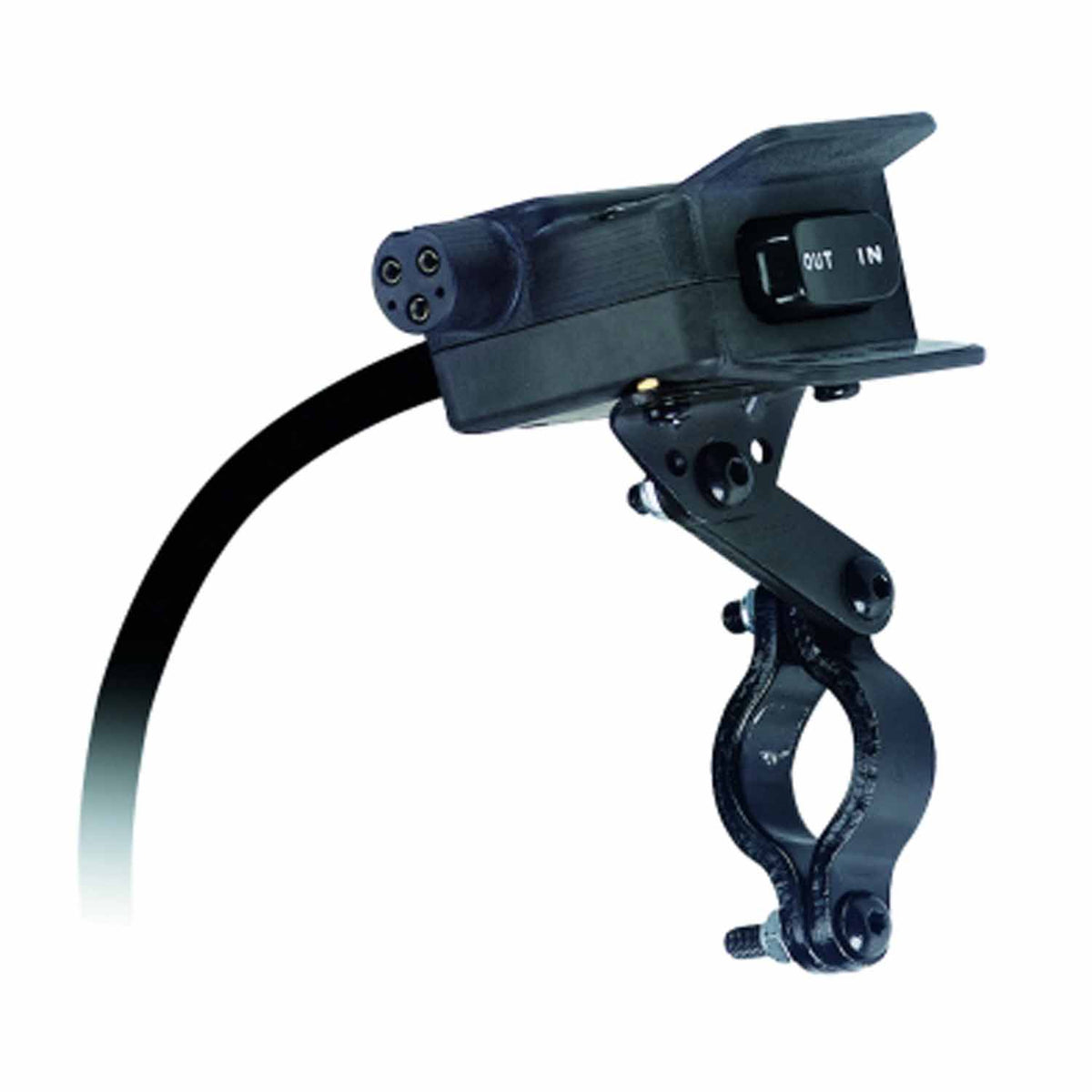 Mini Rocker Control Switch with Integrated Socket