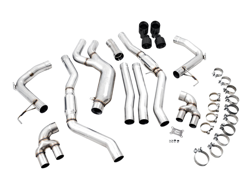 AWE Track Edition Exhaust for G2X M340i / M440i - 4" Diamond Black Tips
