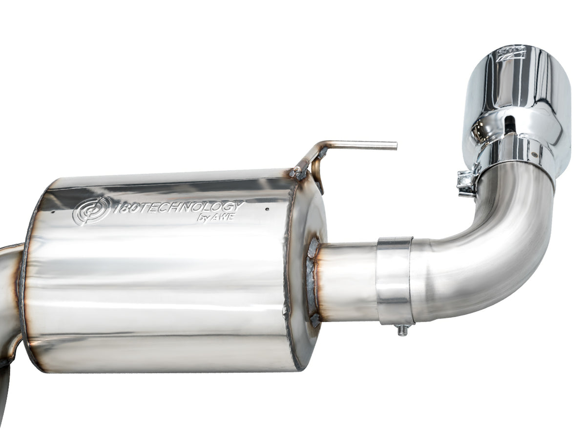 AWE Touring Edition Axleback Exhaust for BMW G2X 330i/430i - 4.5” Chrome Silver Tips