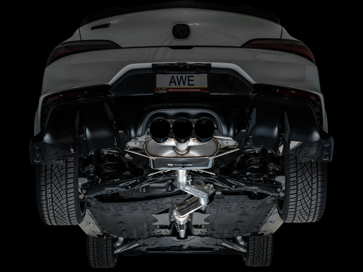 AWE Touring Edition Exhaust for DE5 Integra Type-S - Triple Diamond Black Tips