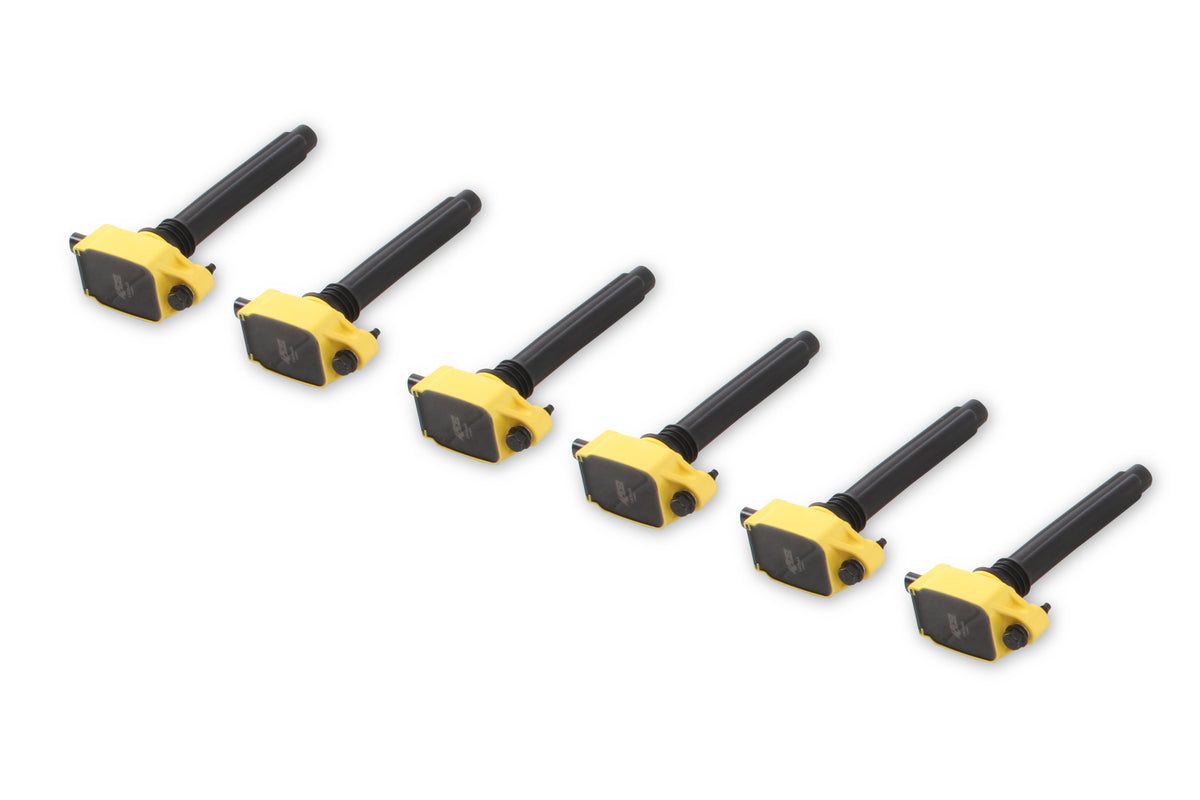 Ignition Coil - SuperCoil - 2011-2016 Mopar -3.6L V6 - Yellow - 6-Pack - Direct replacement Super coils for late model Dodge, Chrysler and Jeep V6 engines.