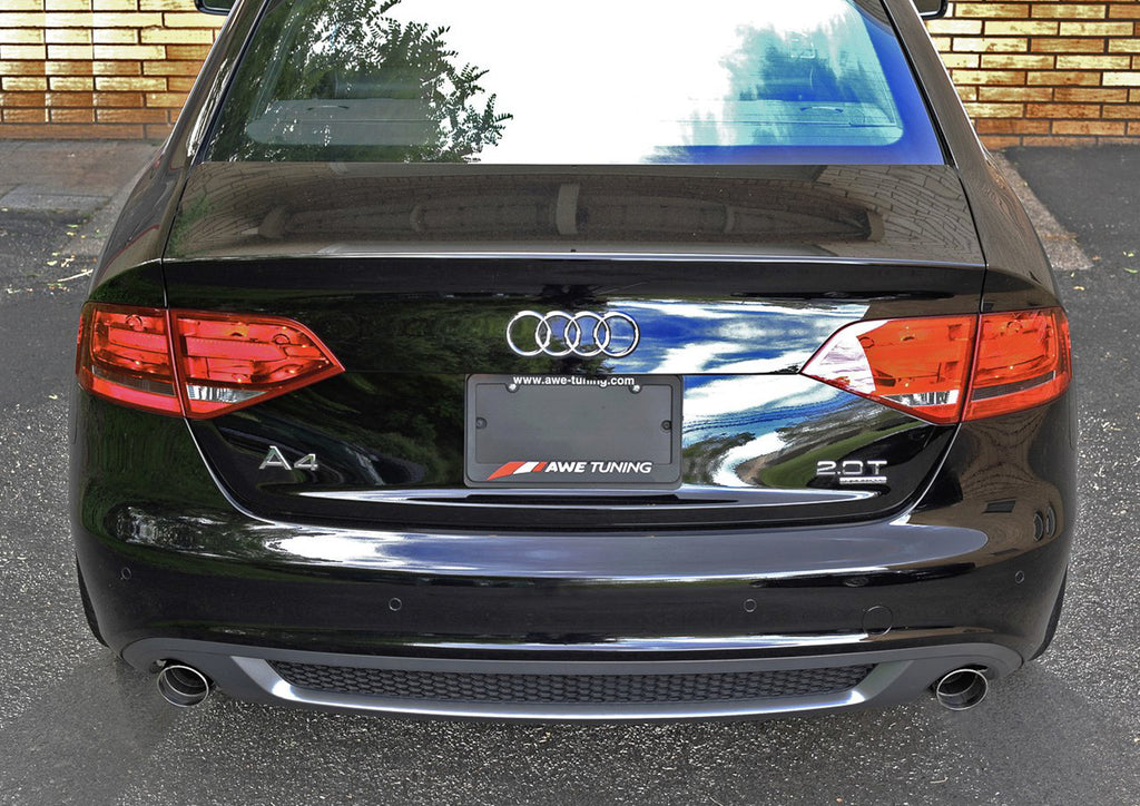 AWE Touring Edition Exhaust for B8/B8.5 A4 2.0T - Dual Outlet, Chrome Silver Tips