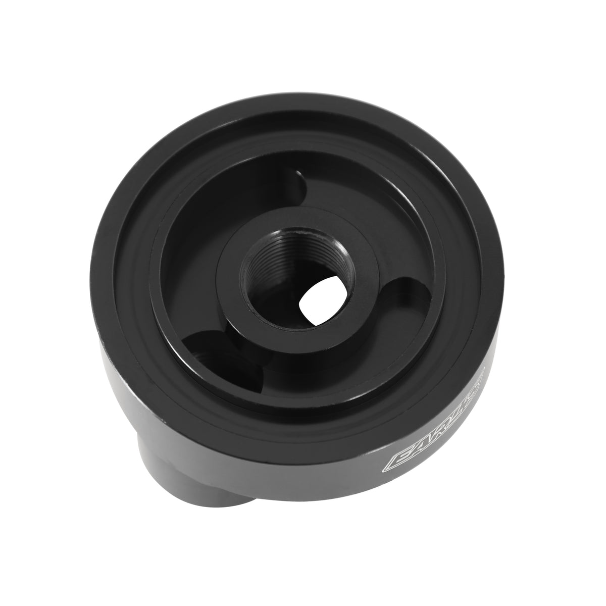 Oil Filter By-Pass Adapter 20 x 1.5 mm. Thread Size with 1/2" NPT Ports Female Billet. Subaru, Holden with spin-on filter.