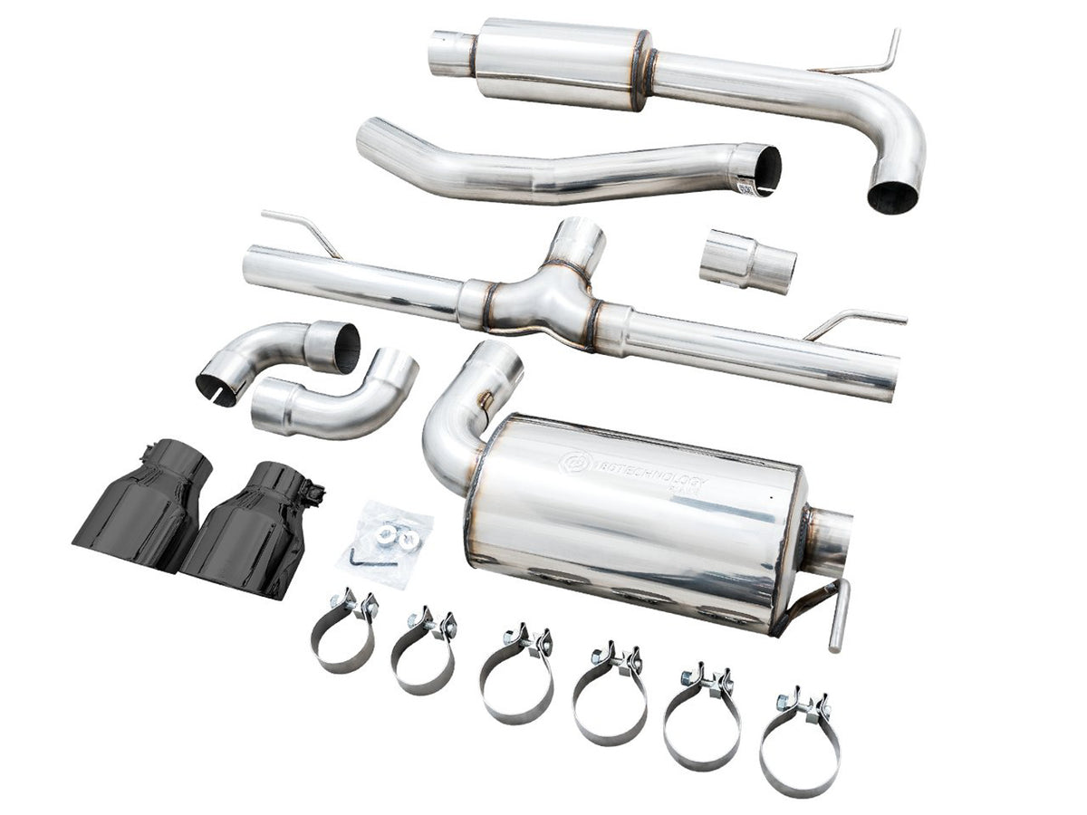 AWE Touring Edition Exhaust for VW MK8 GTI - Diamond Black Tips