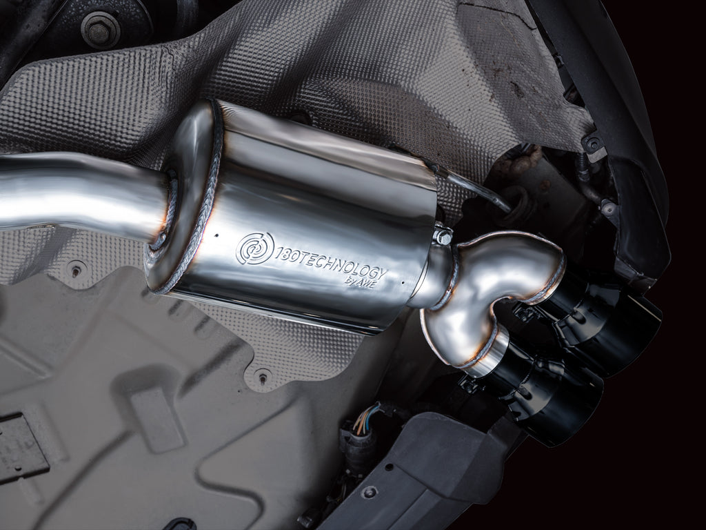 AWE Touring Edition Exhaust for Ford Explorer ST - Diamond Black Tips