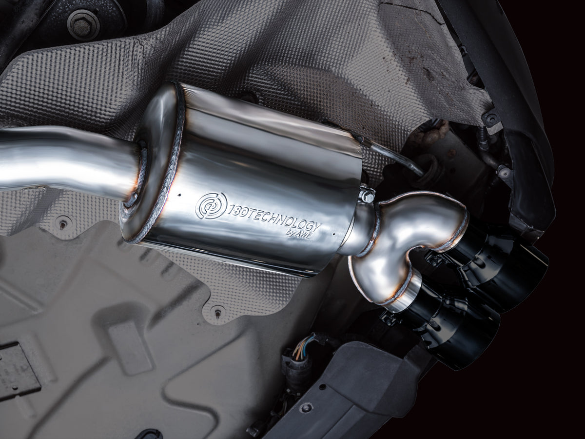 AWE Touring Edition Exhaust for Ford Explorer ST - Diamond Black Tips