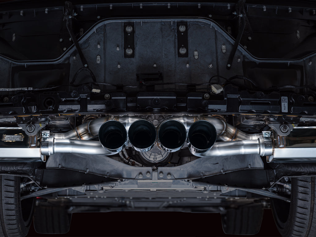 AWE SwitchPath Exhaust for C8 Corvette Z06 - 4.5" Diamond Black Tips