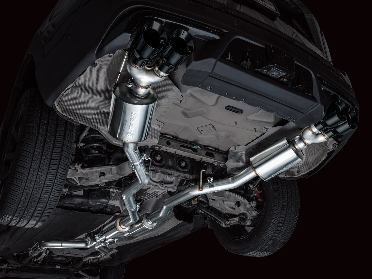 AWE Touring Edition Exhaust for Ford Explorer ST - Diamond Black Tips