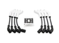 Spark Plug Wire Set - Extreme 9000 Ceramic Boot - LS Terminals LS3/LS4/LS7 - This custom fit extreme heat ceramic boot ferro-spiral core spark plug wire set fits GM gen 4 LS3/LS4/LS7 engines.