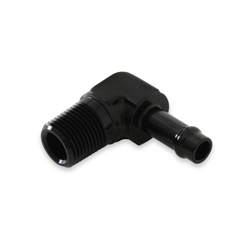 3/8 NPT MALE 90 DEG TO 3/8" Earl's VAPOR GUARD HOSE END