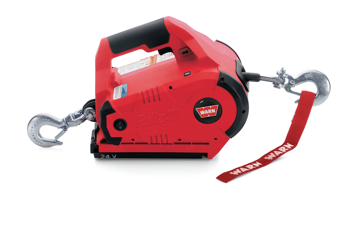 PullzAll Portable Electric Winch 2 Batteries