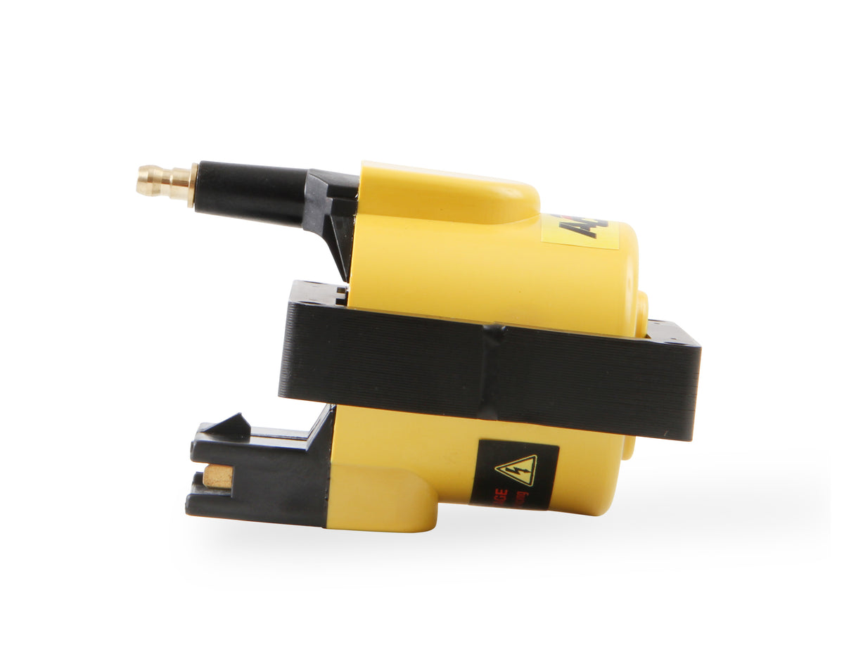 Ignition Coil - SuperCoil - 1984-1998 Ford EEC-IV - Yellow - Individual - This Ford EEC-IV 1984-98 ignition coil has a maximum voltage of 48,000 volts.