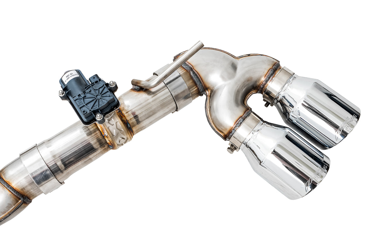 AWE SwitchPath™ Exhaust for MK7.5 Golf R - Chrome Silver Tips, 102mm