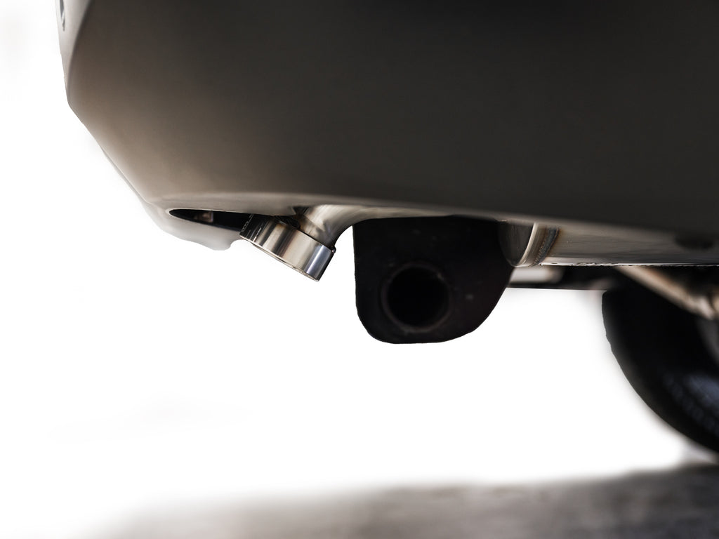 AWE 0FG Exhaust for Subaru Outback 2.4T - Dual BashGuards