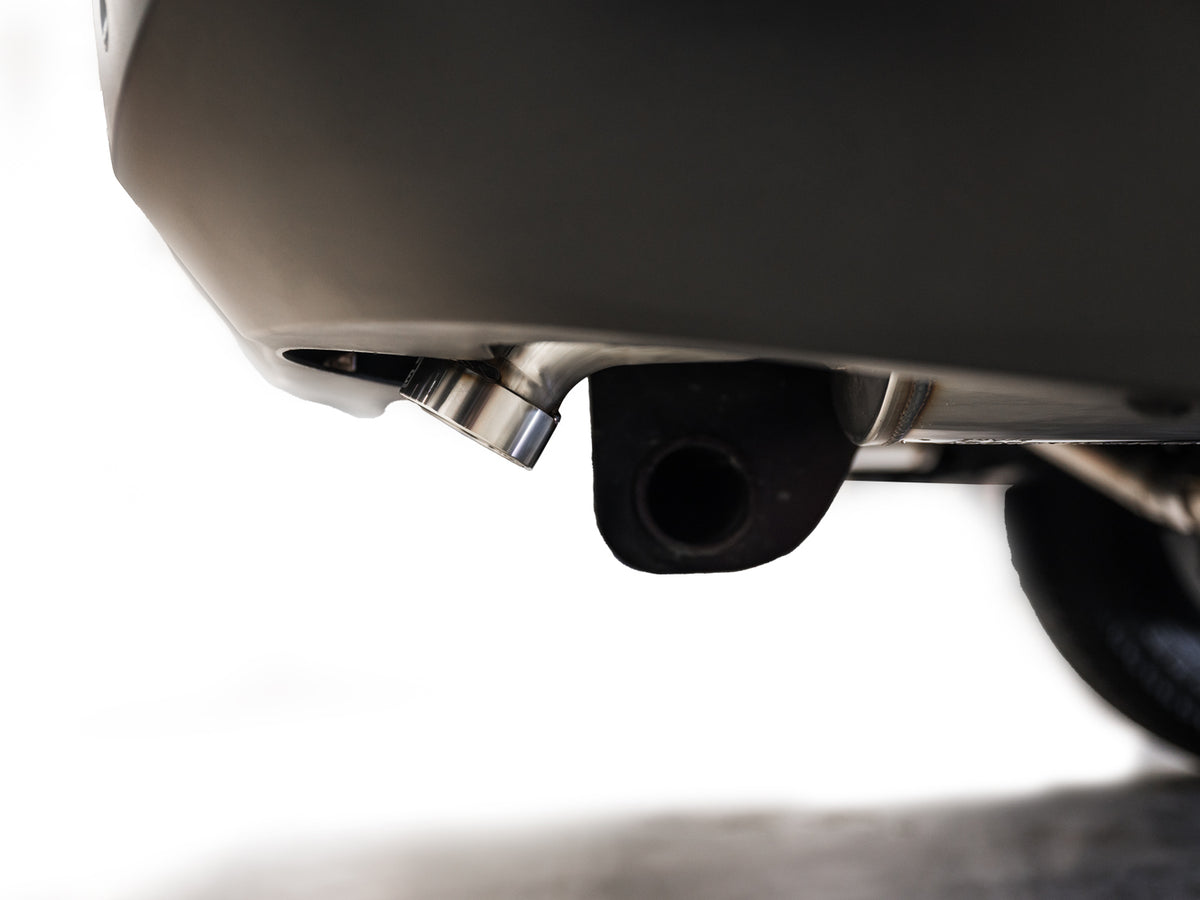 AWE 0FG Exhaust for Subaru Outback 2.4T - Dual BashGuards