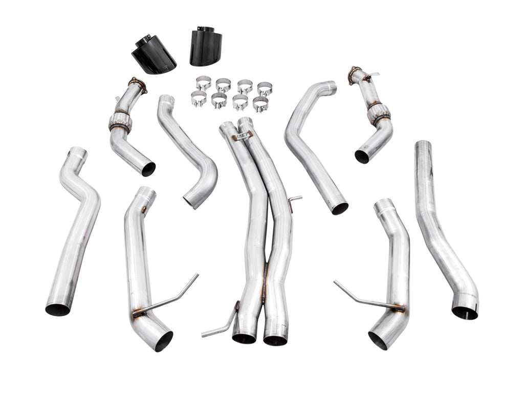 AWE Track Edition Exhaust for Audi B9 RS 5 Coupe - Diamond Black RS-style Tips
