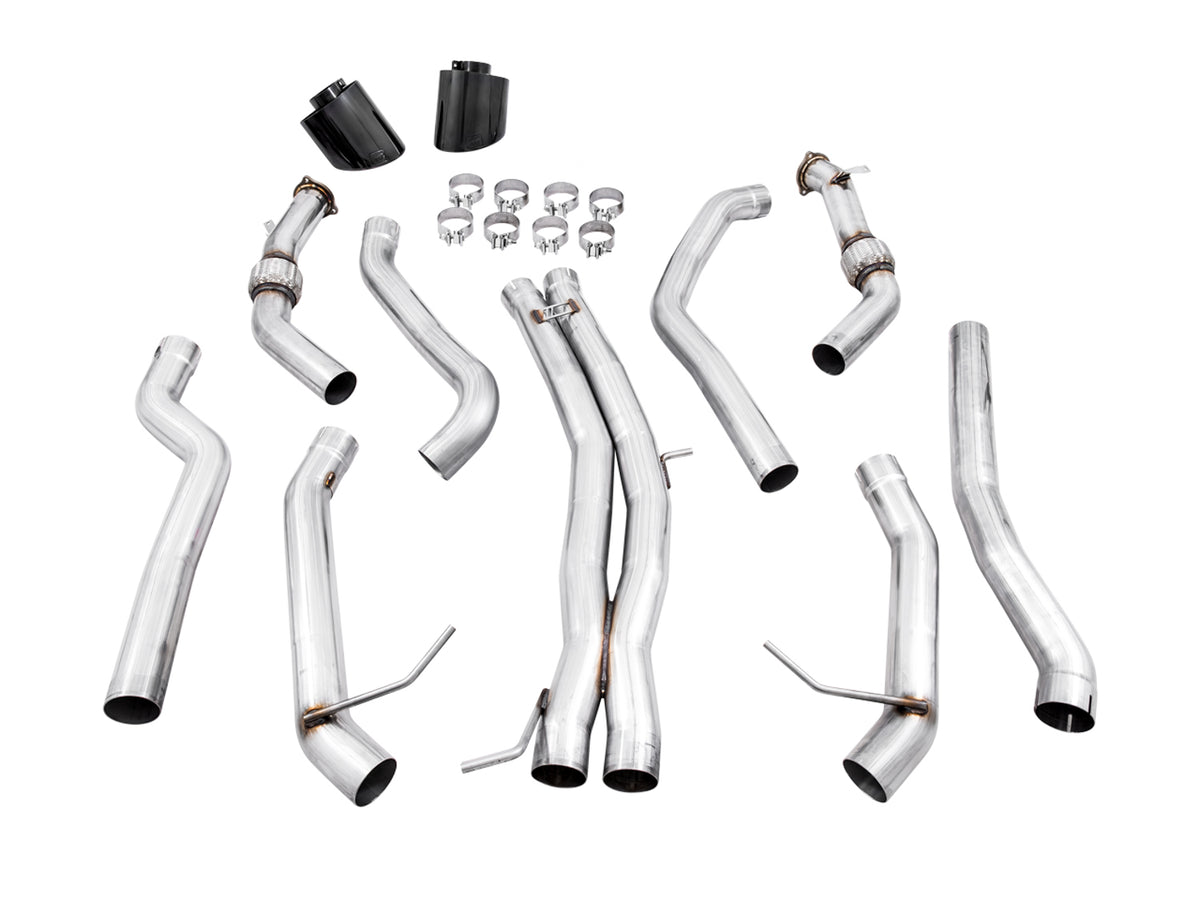 AWE Track Edition Exhaust for Audi B9 RS 5 Coupe - Diamond Black RS-style Tips